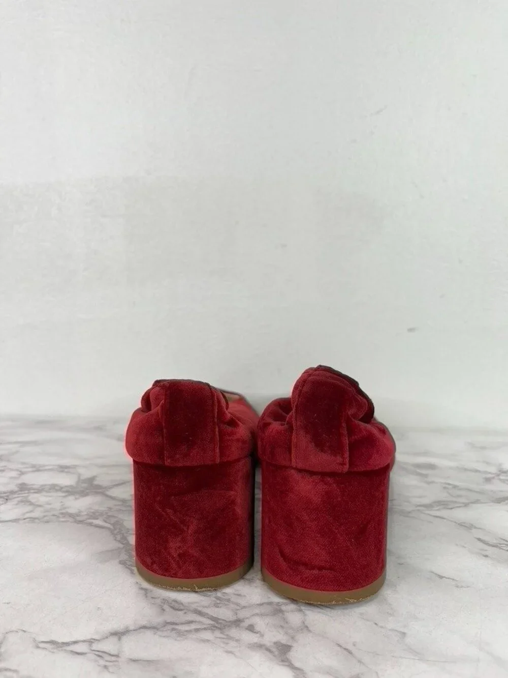 Everlane Women's The Italian Leather Red Heel Size 9.5
